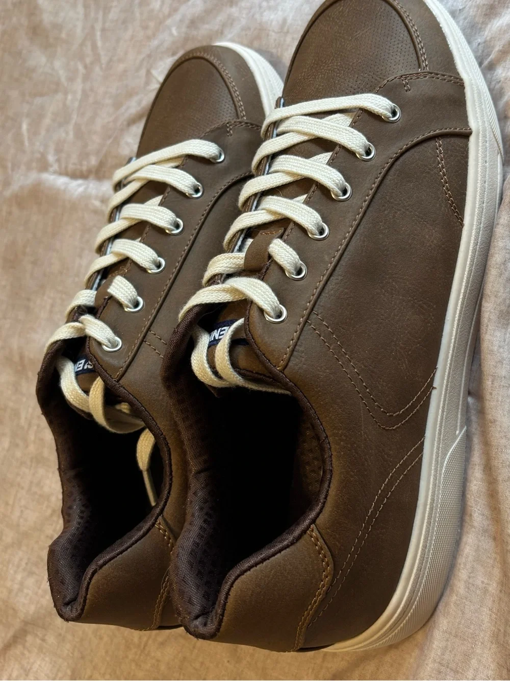 NWOT Lands' End All Day Comfort low top Boat-Style Sneakers Ortholite Sole